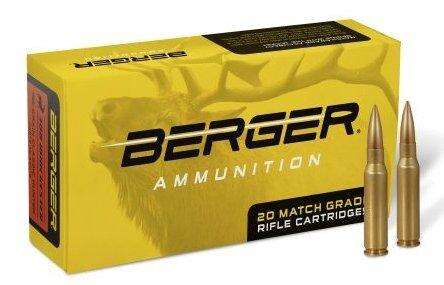 Ammunition Berger Bullets 3702 ft lbs 300WinMag BERG 70010   300WIN  168GR CLASSIC HUNTR     20/10